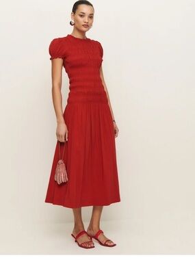 Reformation red dress